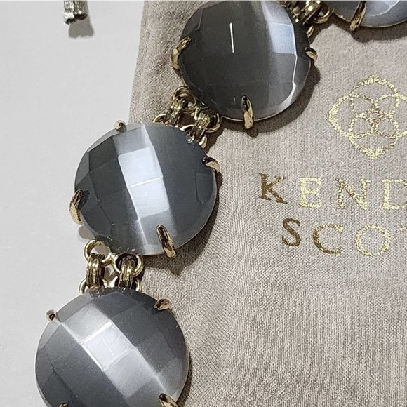 Kendra Scott Cassie‎ Bracelet Grey Slate and gold plated - Picture 6 of 8